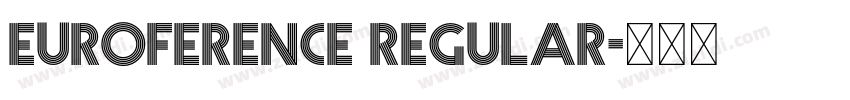 Euroference Regular字体转换